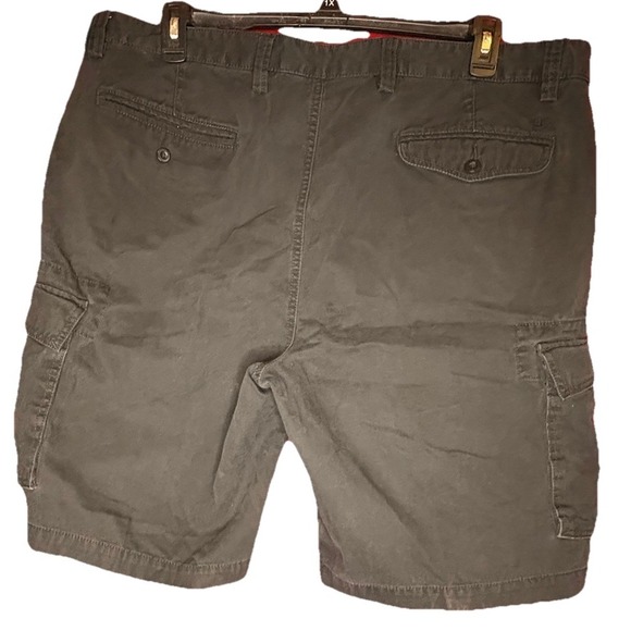 Dockers Men's Sz 42 Cargo Straight Fit Flat Front Stretch BLACK Shorts, CB96 - Picture 4 of 5